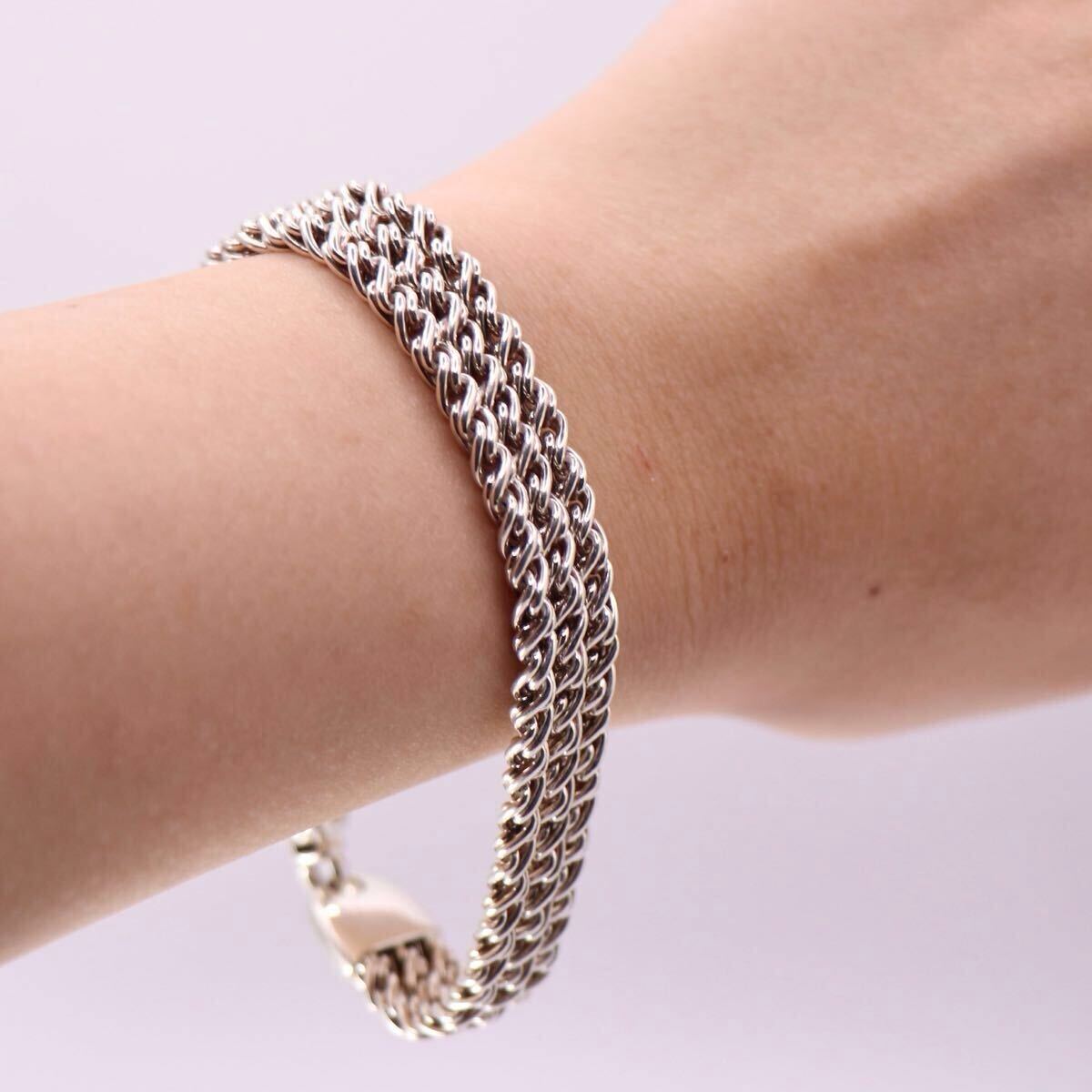 Tiffany&Co トリプルロープ ブレスレット シルバー925 シルバー Tiffany&Co トリプルロープ ブレスレット シルバー925 シルバー