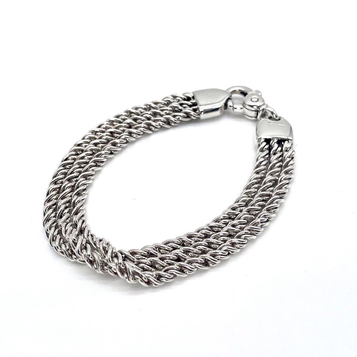 Tiffany&Co トリプルロープ ブレスレット シルバー925 シルバー Tiffany&Co トリプルロープ ブレスレット シルバー925 シルバー