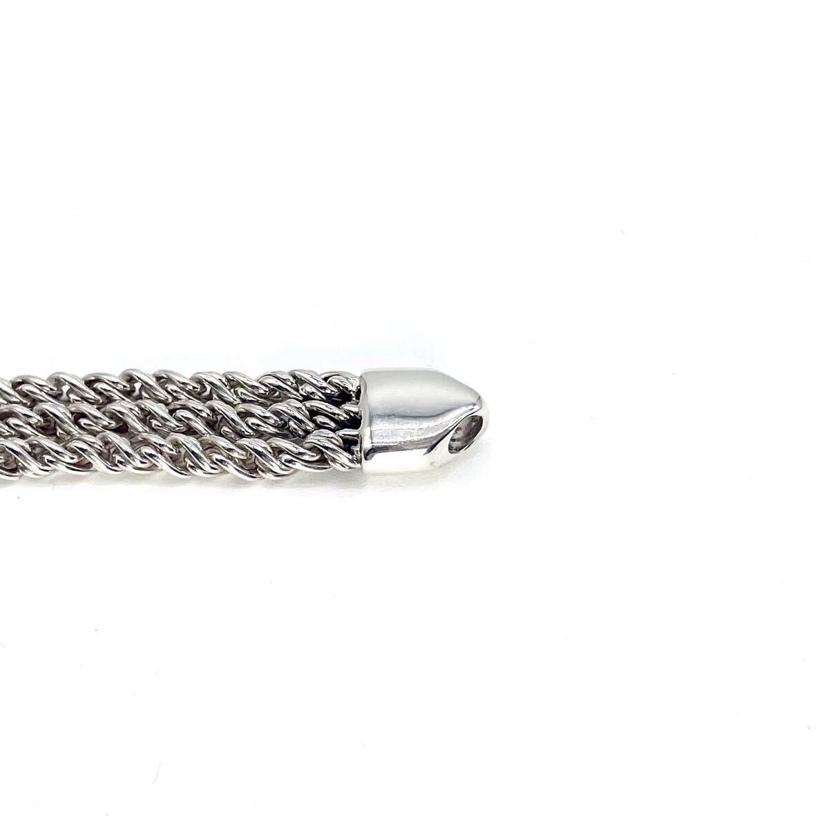 ティファニー トリプル ティアドロップ シルバー925 ブレスレット 即日配送 Tiffany&Co トリプルロープ ブレスレット シルバー925 シルバー
