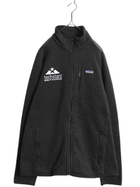 パタゴニア ベターセーター ジャケット メンズ L 古著 17年制 Patagonia フリース セーター フルジップ ブルゾン ハイネック アウトドア 黒