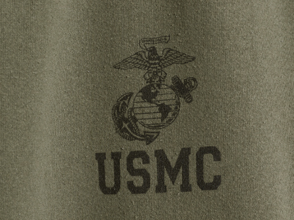 USA制 USMC プリント スウェット トレーニング パンツ メンズ XL / 07年制 マリンコープ 海兵隊(duì) ミリタリー 軍物 トレーナー 里起毛 カーキ