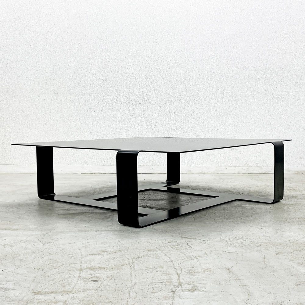 〓 コンプレックス COMPLEX ブラックスクエア ローテーブル BLACK SQUARE LOW TABLE センターテーブル スチール モダンデザイン 金属