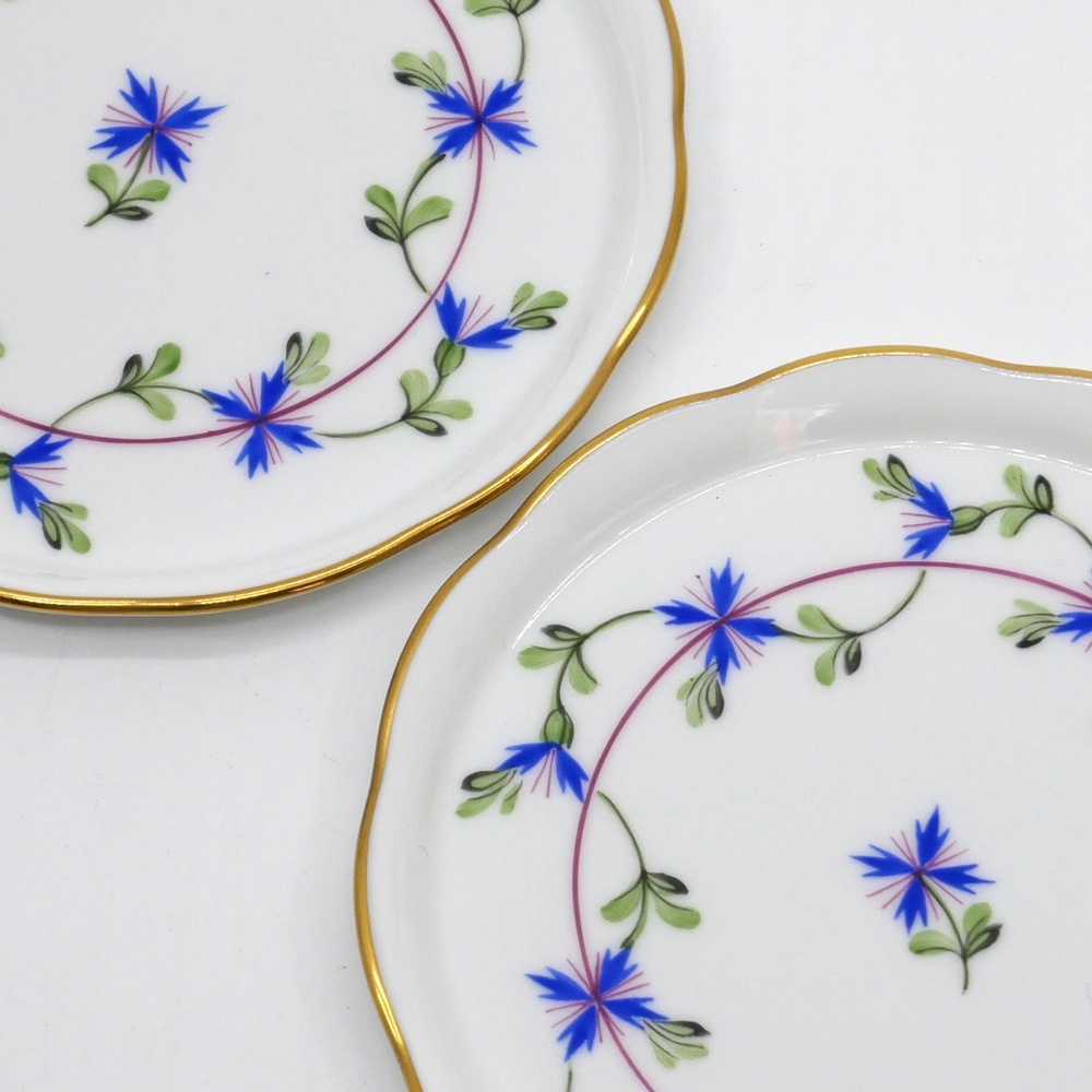 Herend（ヘレンド）】豆皿2枚 ○ ヘレンド Herend ブルーガーランド