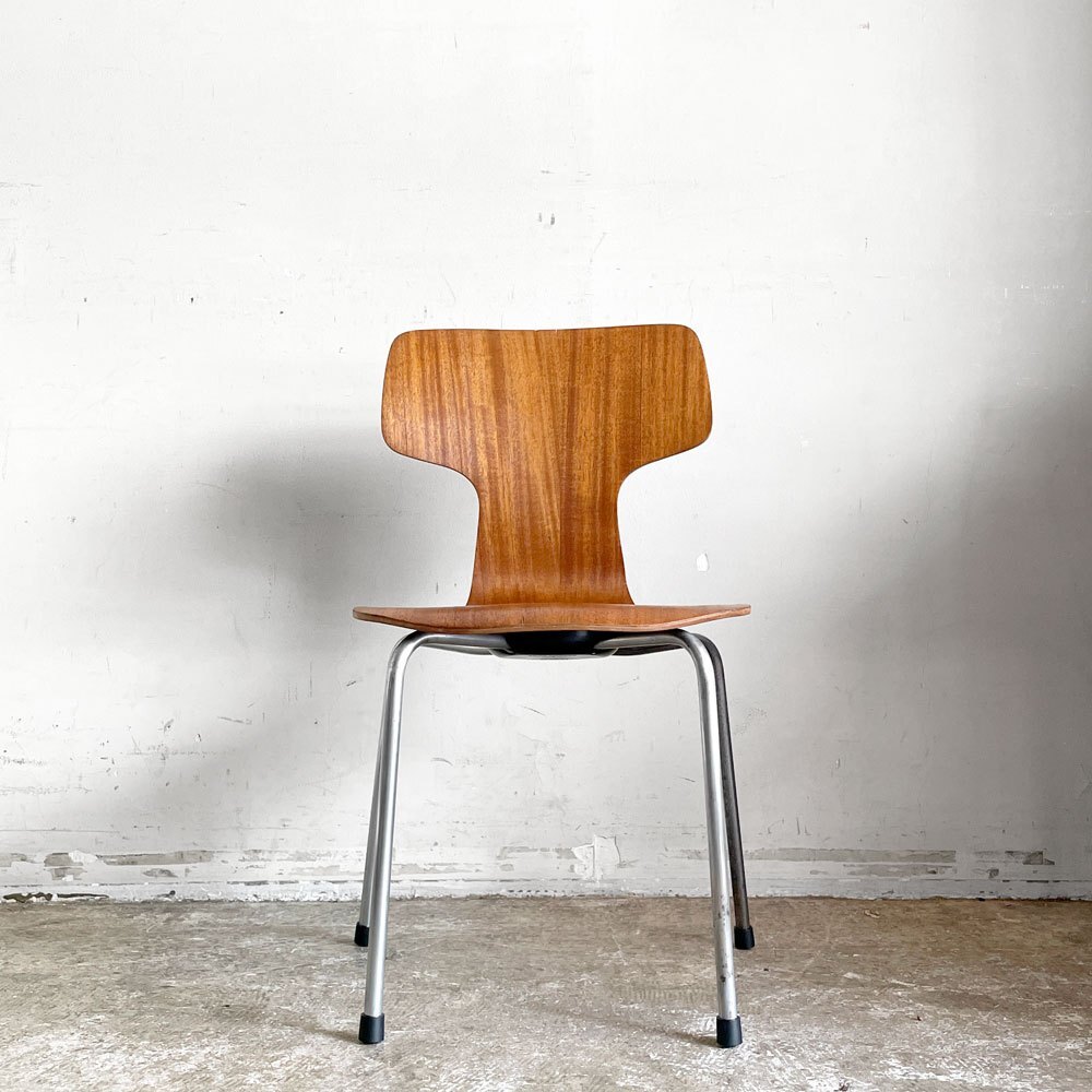 ■ フリッツハンセン Fritz Hansen FH3123 Tチェア T Chair Kids キッズチェア チーク材 アルネ?ヤコブセン ビンテージ