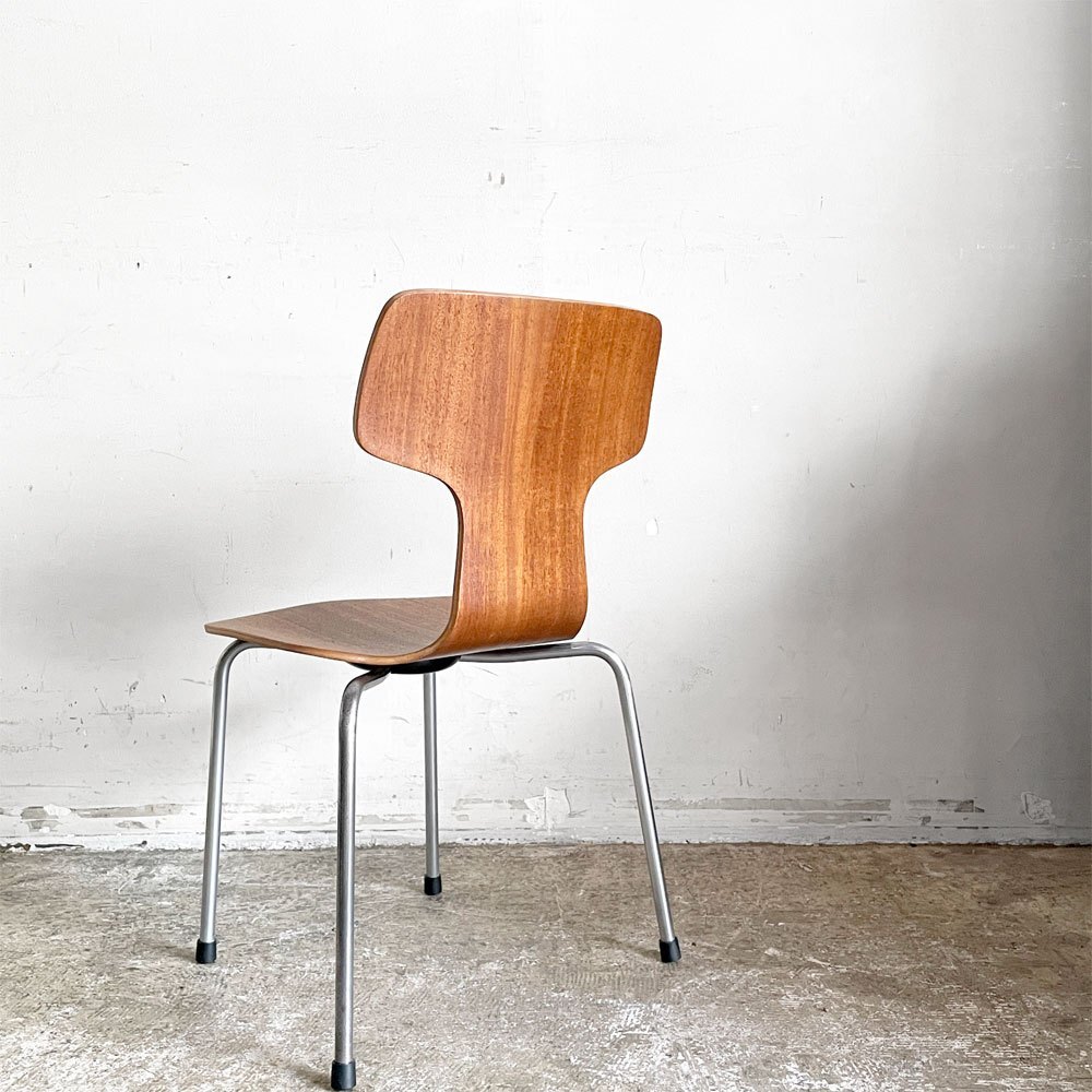 ■ フリッツハンセン Fritz Hansen FH3123 Tチェア T Chair Kids キッズチェア チーク材 アルネ?ヤコブセン ビンテージ