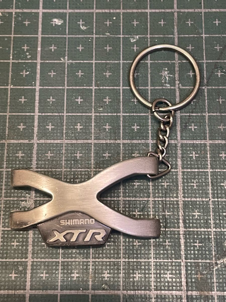 未使用品 SHIMANO XTR RD-M970 発売記念 リンクプレート型 キーホルダー 