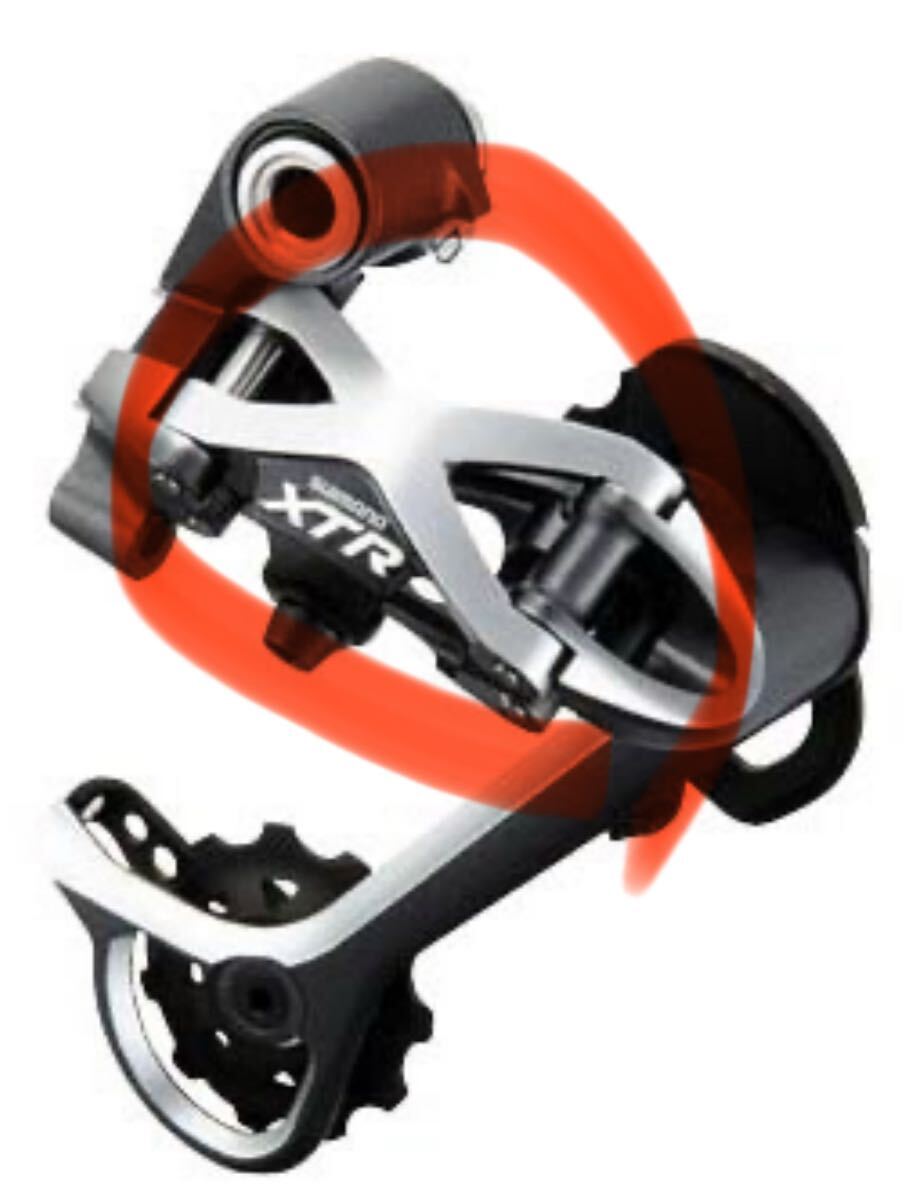 未使用品 SHIMANO XTR RD-M970 発売記念 リンクプレート型 キーホルダー 