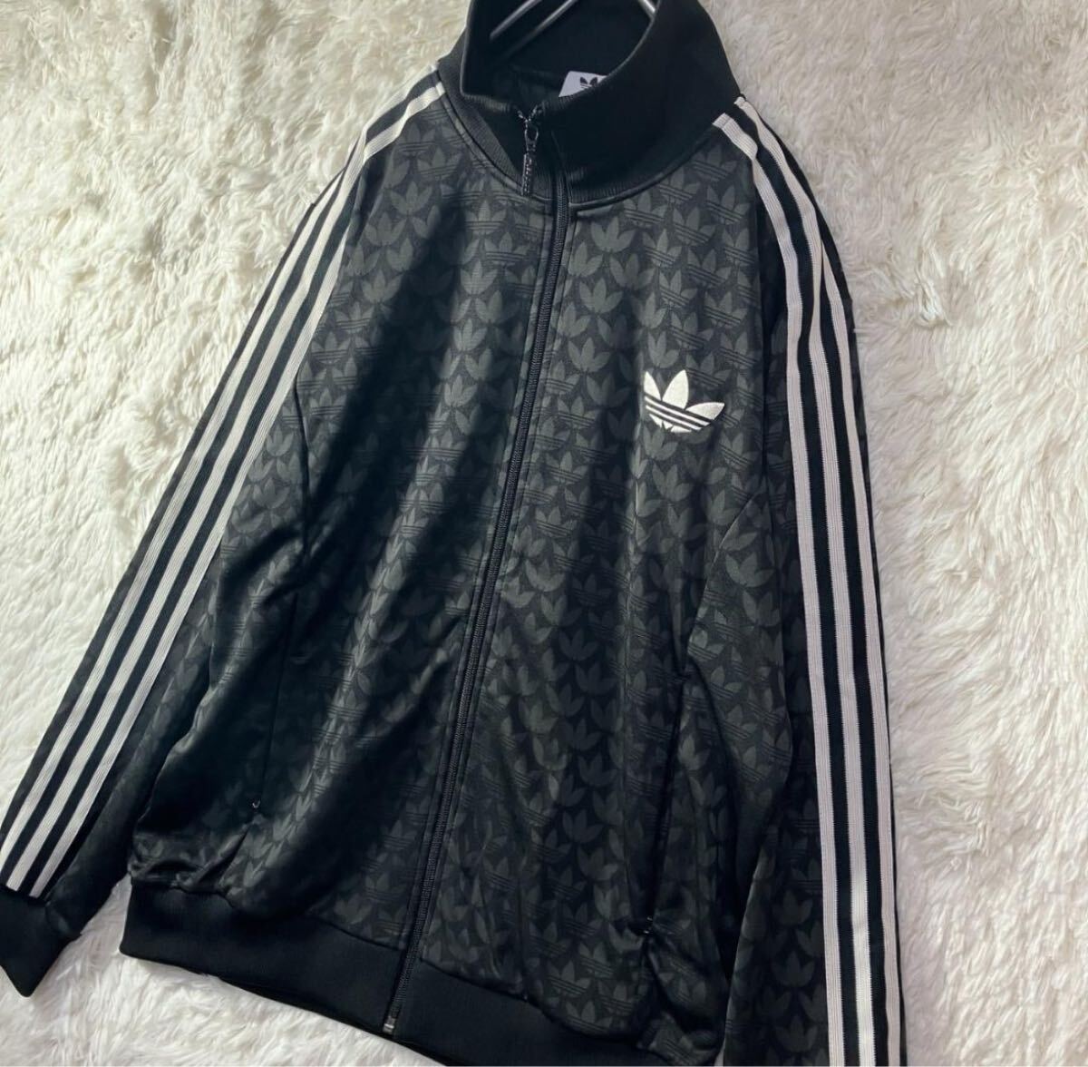 adidas アディダス トラックジャケット トレフォィルロゴ カモ柄ライン 人気】adidas アディダス トラックジャケット ファイヤーバード