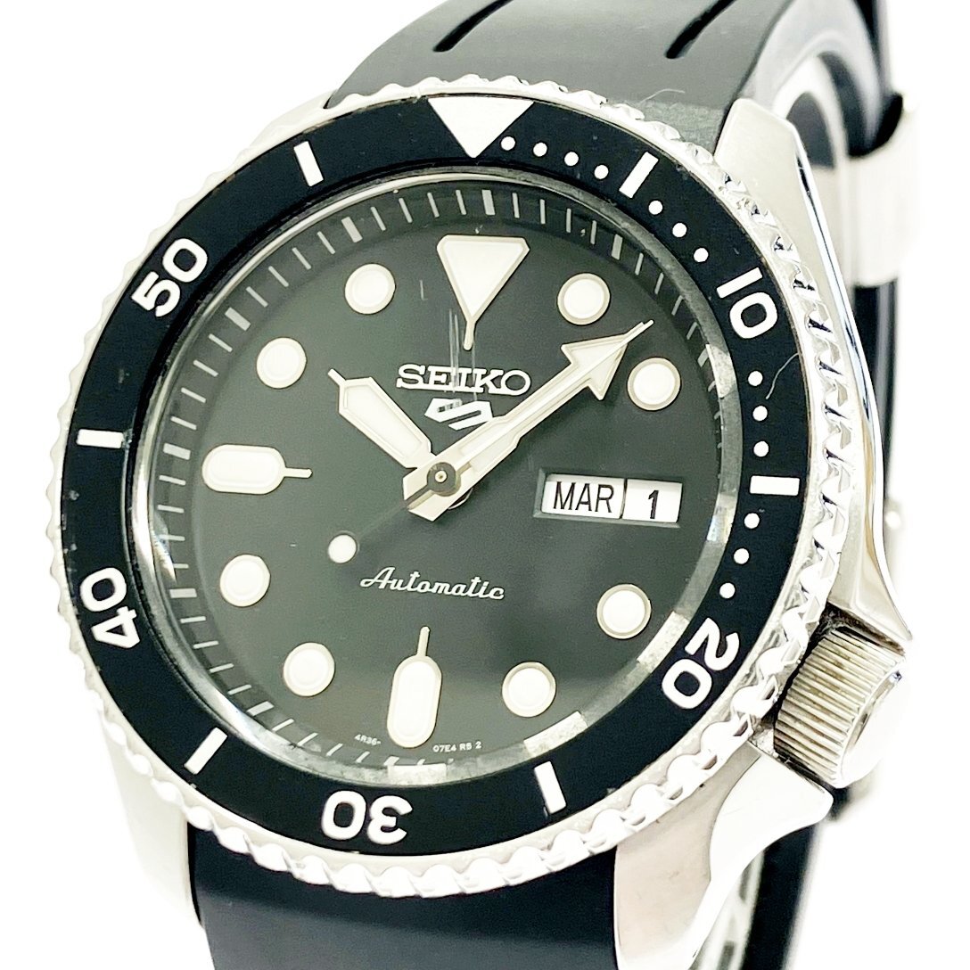 1円スタート】【訳あり品】SEIKO セイコー 4R36-07G0 5スポーツ 1円スタート】【訳あり品】SEIKO セイコー 4R36-07G0 5スポーツ