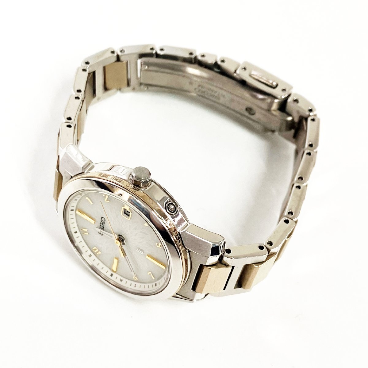 1円スタート】SEIKO セイコー 1B35-0AN0 ルキア チタン シルバー 1円スタート】SEIKO セイコー 1B35-0AN0 ルキア チタン シルバー