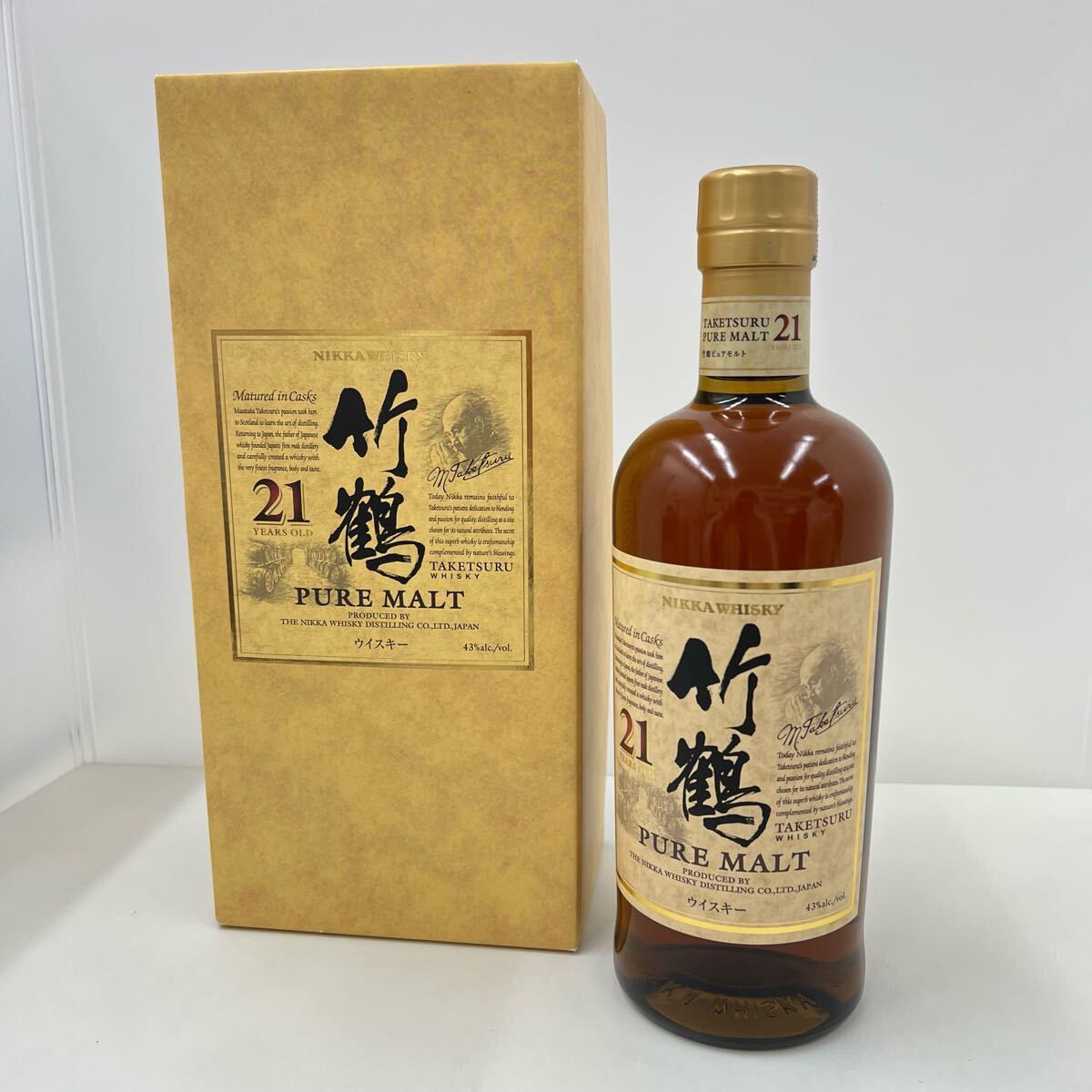 366 未開栓 NIKKA ニッカ 竹鶴 21年 ピュアモルト 700ml 43 366 未開栓 NIKKA ニッカ 竹鶴 21年 ピュアモルト 700ml 43