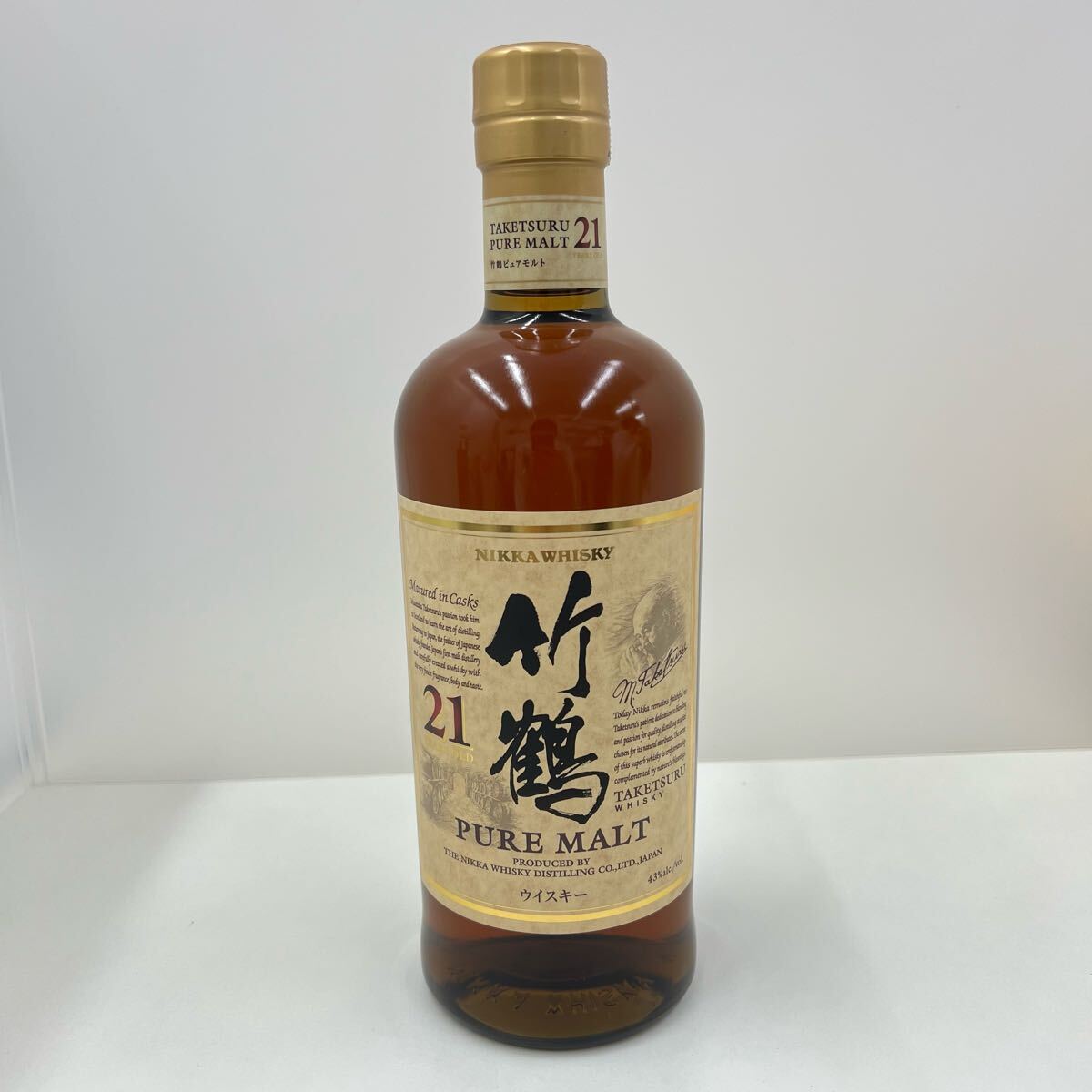 366 未開栓 NIKKA ニッカ 竹鶴 21年 ピュアモルト 700ml 43