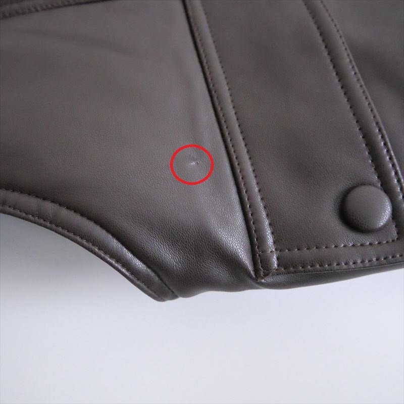 2024AW / 未使用 / MACHATT マチャット / エコレザーベスト / 24020309 / 2411-0032_画像8