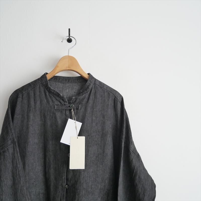 2024 / 未使用 / nest Robe ネストローブ / リネンブラックデニムシャツ / 01243-1111 / 2503-0445_画像2