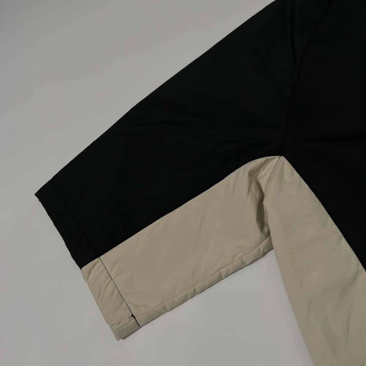 NIKE GOLF ナイキ ゴルフ 中綿 ウインドブレーカー 半袖 ジャケット XL /オールド/メンズ/ブラック×ベージュ_画像3