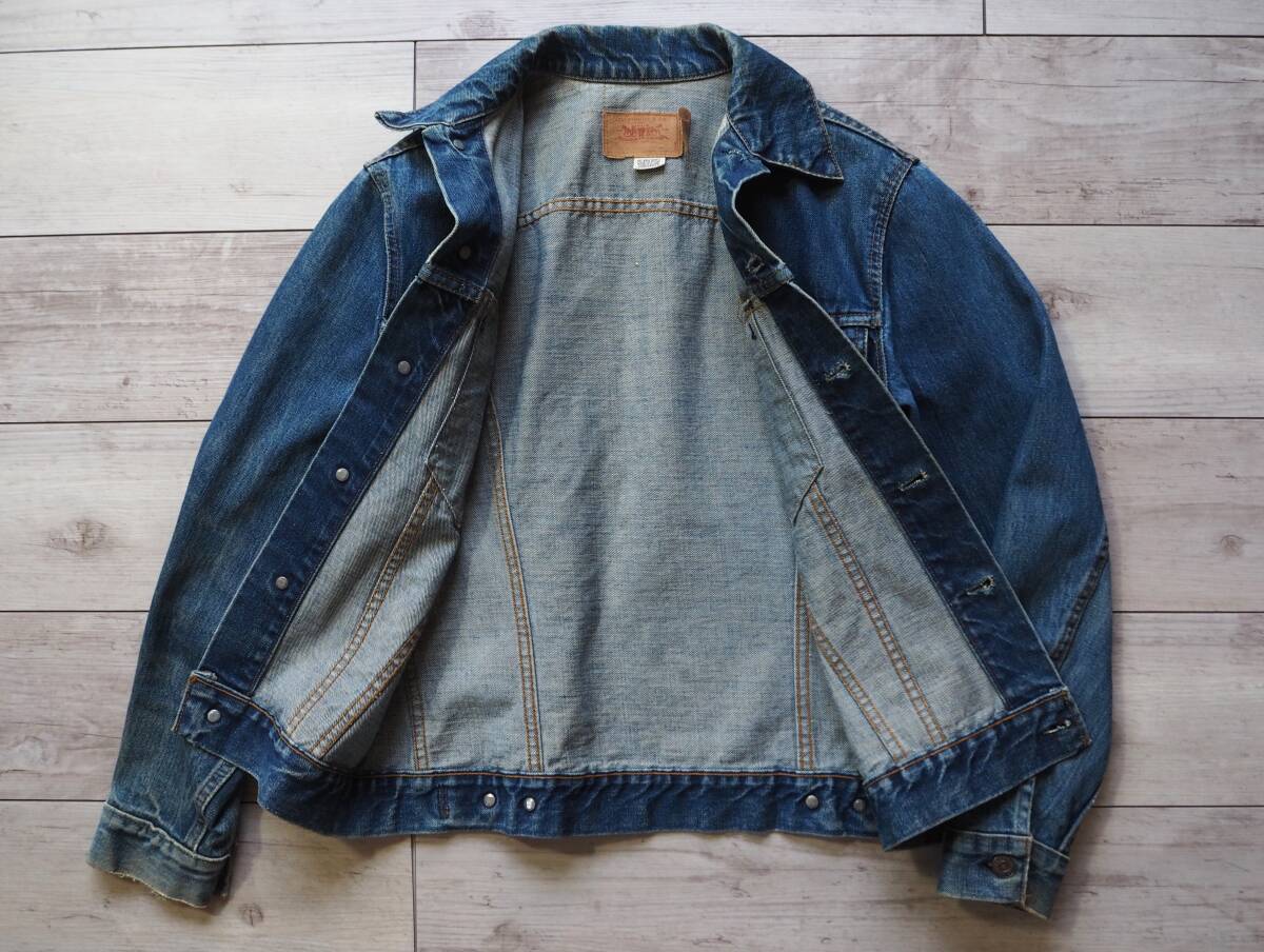 70's LEVI'S 70505-0217 4thデニムジャケット 38 刻印529 70's LEVI'S 70505-0217 4thデニムジャケット 38 刻印529