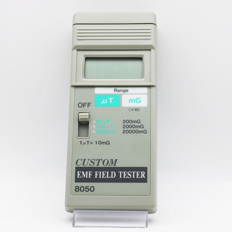 !_ акционерное общество custom EMF TESTER модель :8050 электромагнитные волны итого оригинальная коробка есть б/у хороший товар 