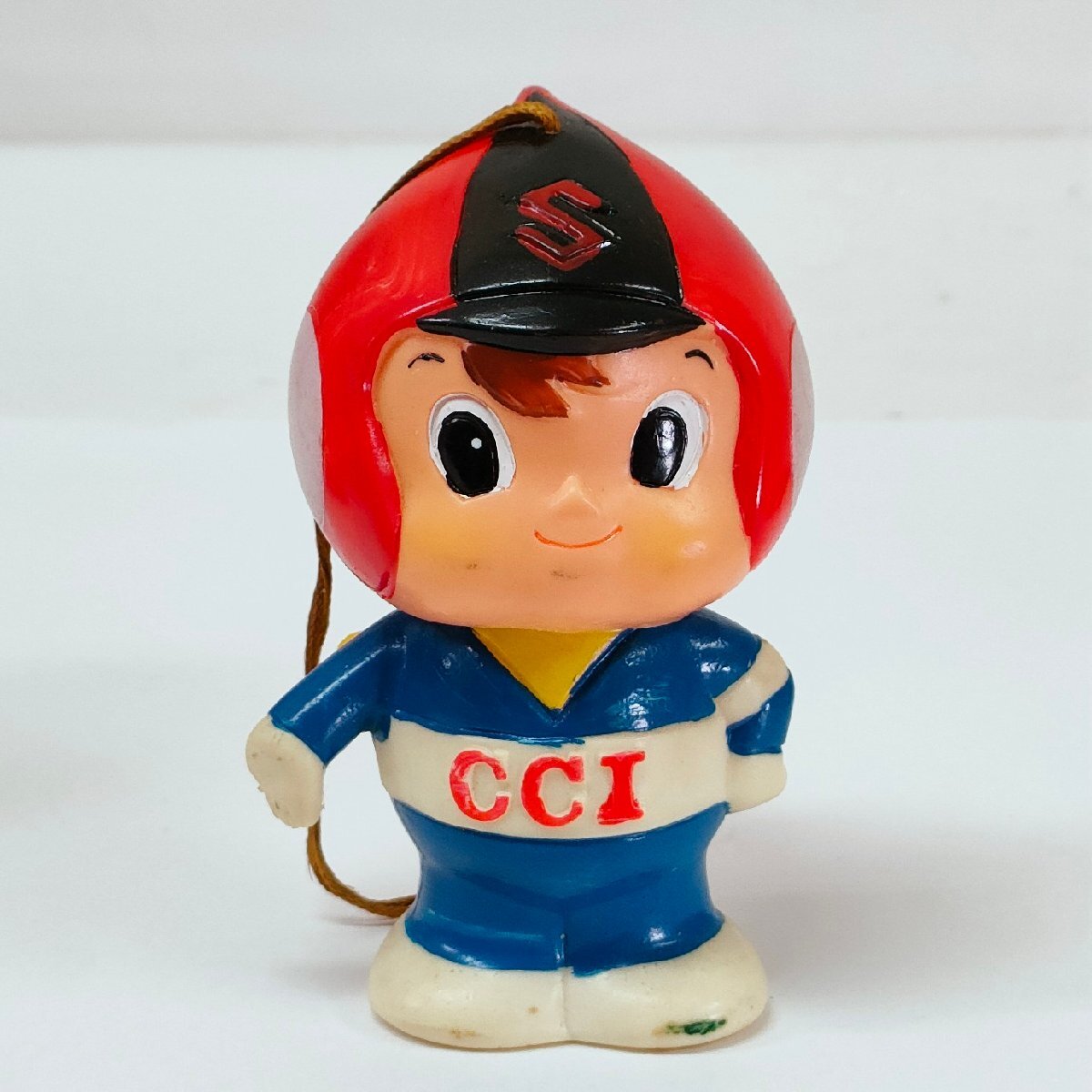 CCI坊や ソフビ 貯金箱 鈴木自動車工業 スズキ 企業物 アンティーク 百泉社 ☆当時物 昭和レトロ 鈴木自動車工業 スズキ CCI坊や 企業物