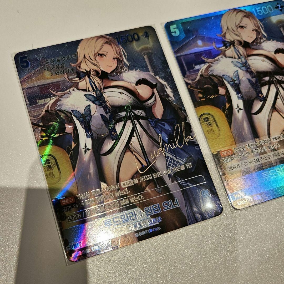 韓国 NIKKE NIVEL ARENA korea カード ルドミラ サイン ニベル