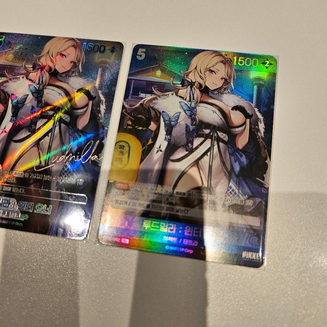 韓国 NIKKE NIVEL ARENA korea カード ルドミラ サイン ニベル