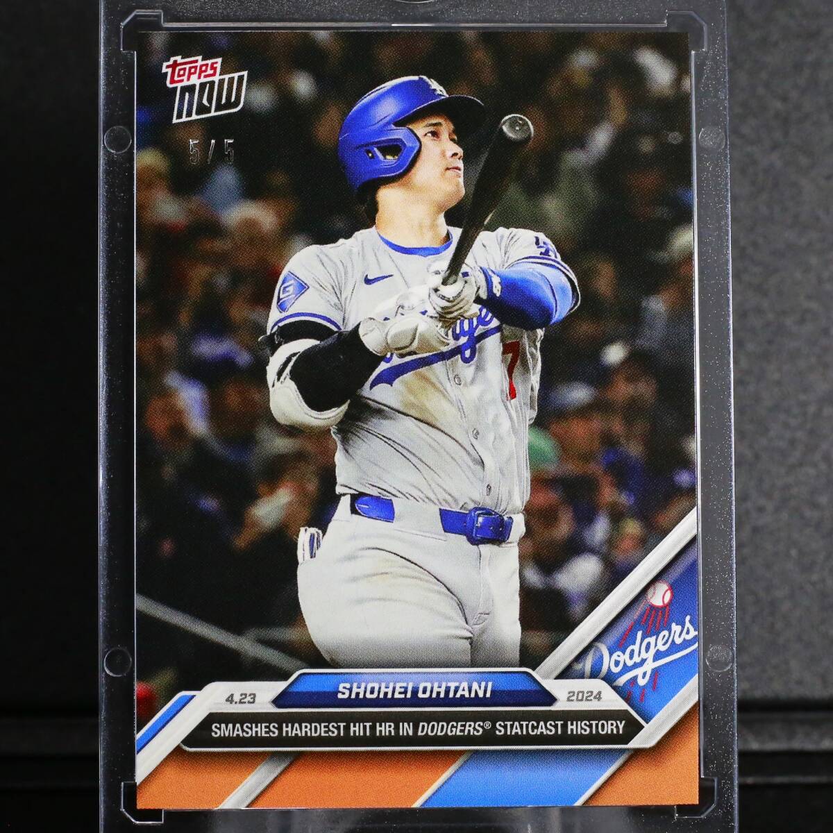 5/5 ラストナンバー オレンジ パラレル 2024 Topps now 大谷 5/5 ラストナンバー オレンジ パラレル 2024 Topps now 大谷