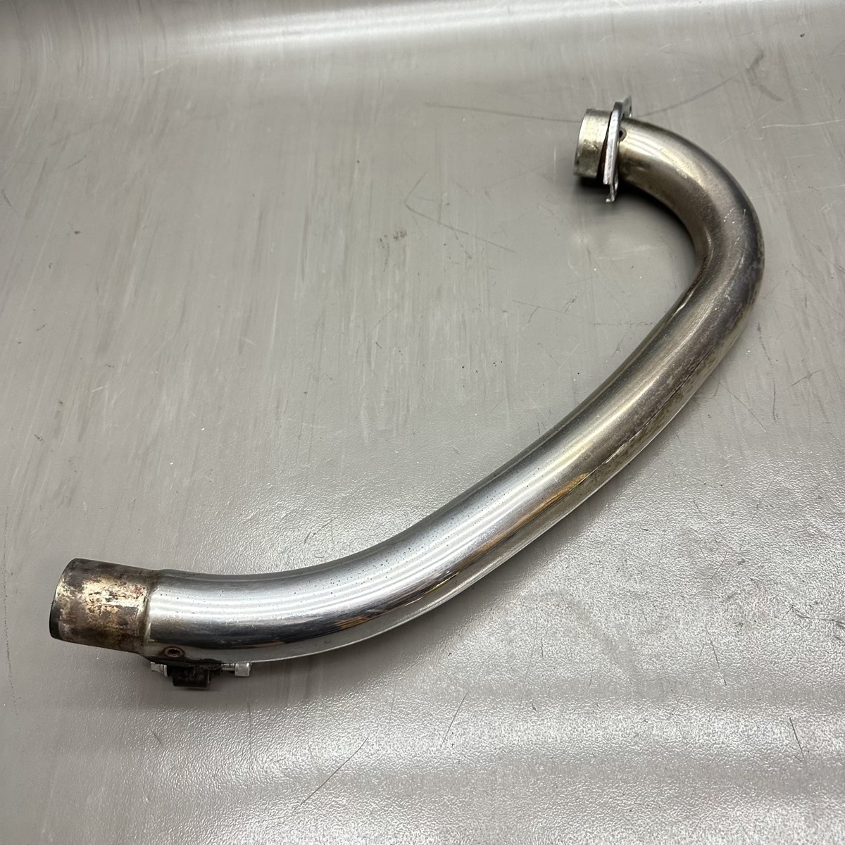 ☆ヤマハ SR400 純正 エキパイ (マフラー サイレンサー) キャブ ☆ヤマハ SR400 純正 エキパイ (マフラー サイレンサー) キャブ