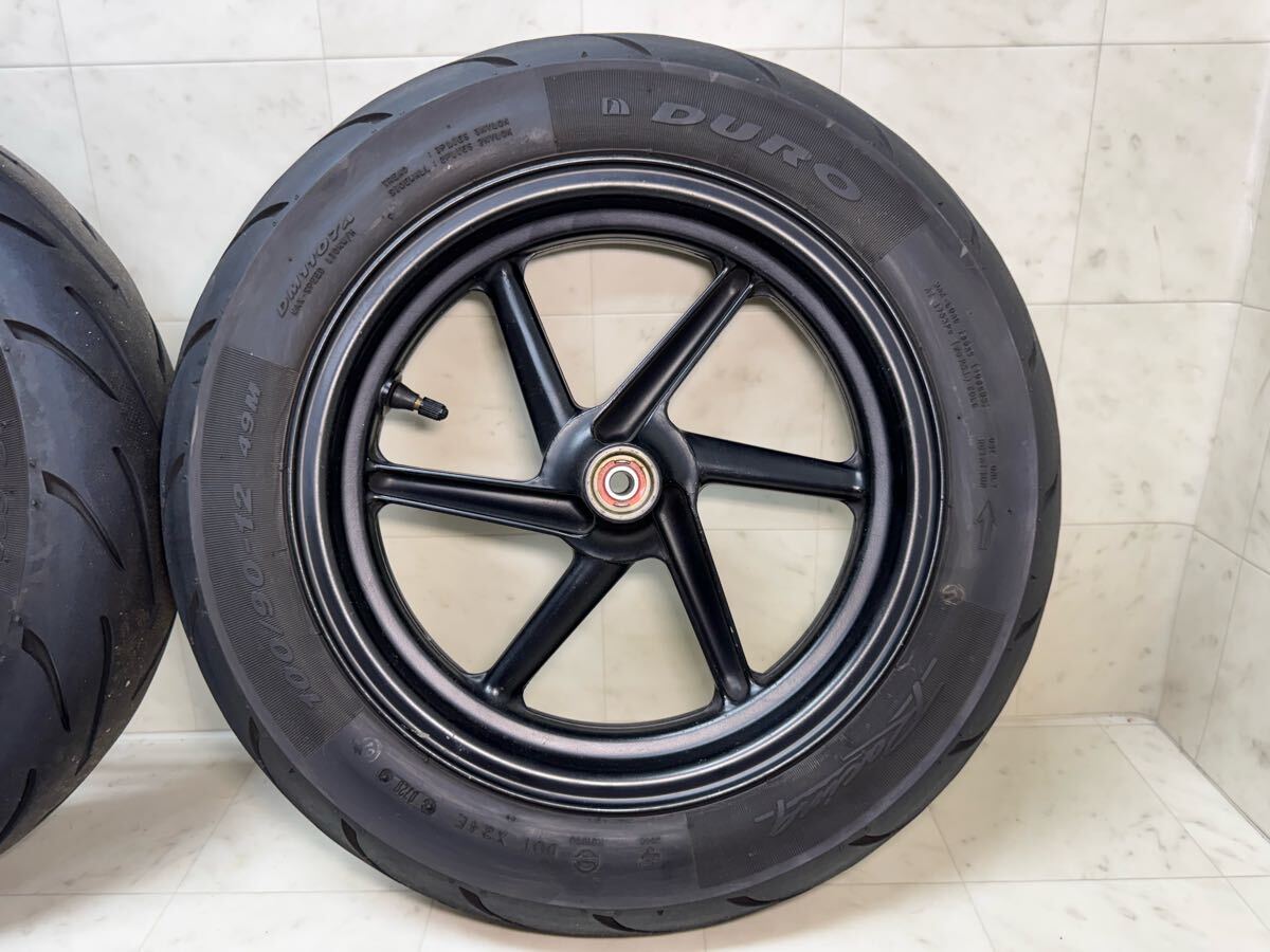 ホンダ NSR50 純正 F.R ホイール タイヤ 20年07週 12インチ AC10 ホンダ NSR50 純正 F.R ホイール タイヤ 20年07週 12インチ AC10
