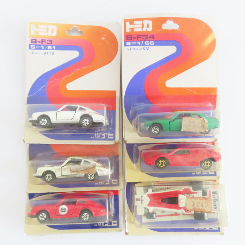 K03-s025 未開封 当時物 トミカ 外国車シリーズ 6台まとめ K03-s025 未開封 当時物 トミカ 外国車シリーズ 6台まとめ