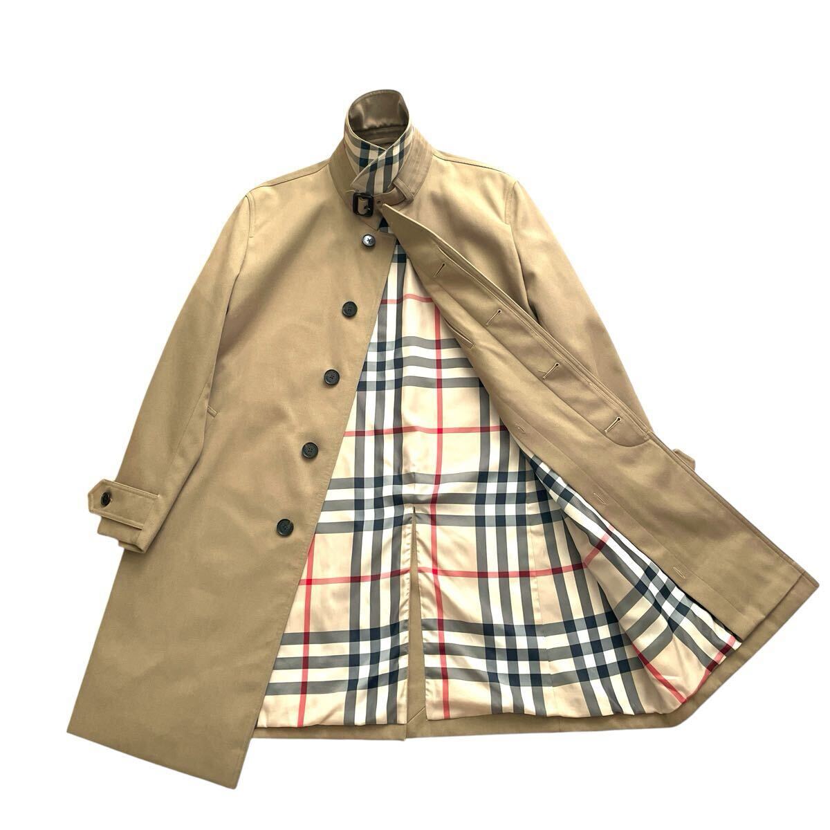極美品 未使用級 Burberry London ステンカラーコート キャメル 極美品 未使用級 Burberry London ステンカラーコート キャメル