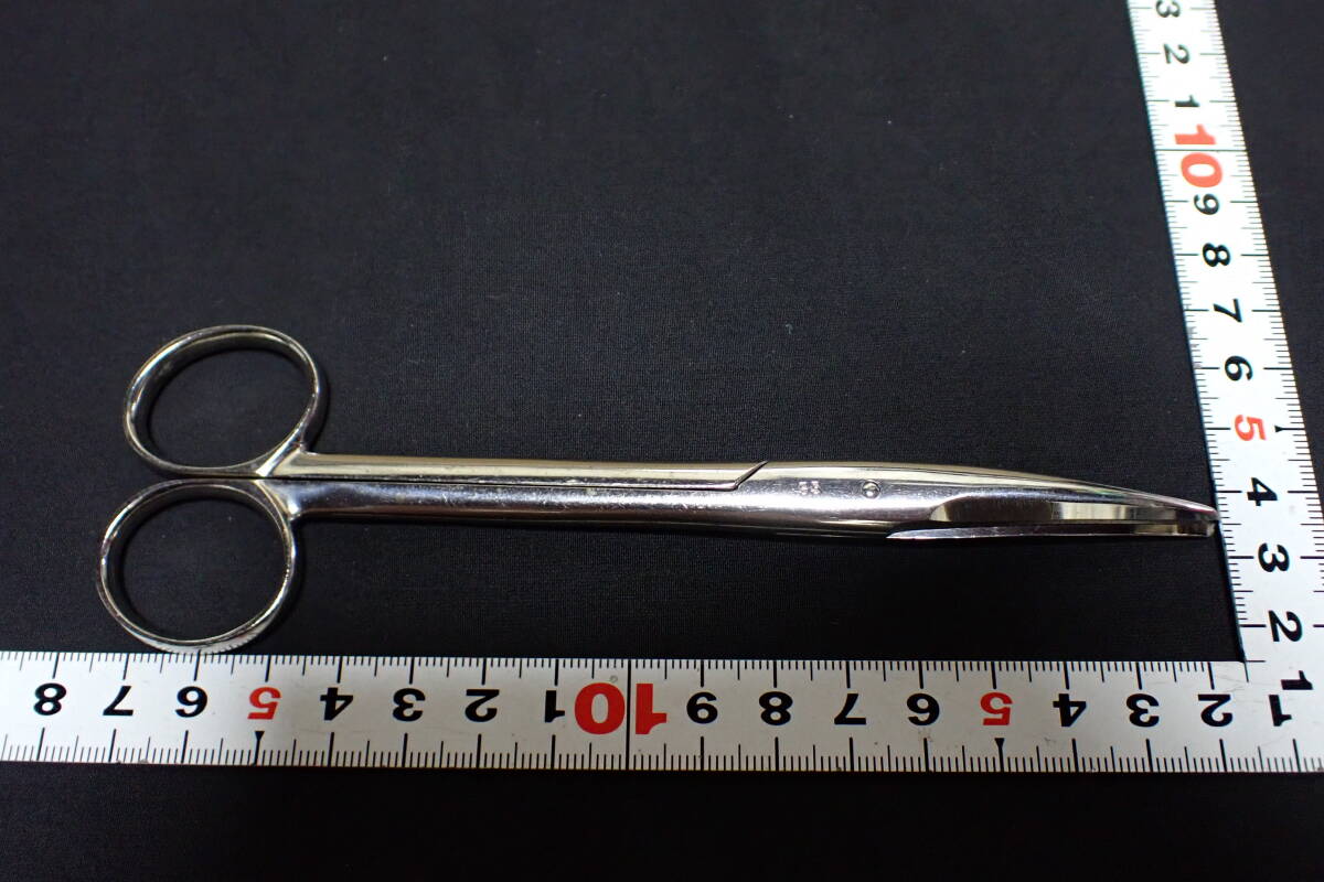 A1208# 美品 手術(shù)診療器具 醫(yī)療器具 外科剪刀 EAGLE SS 44 ステンレス制
