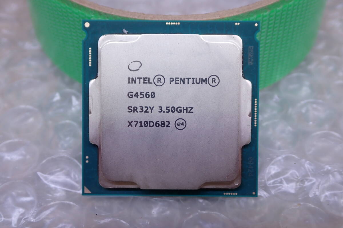 A1493# 動(dòng)作品 デスクトップ PC 用 CPU INTEL Pentium G4560 CPU 第7世代　3.50GHZ