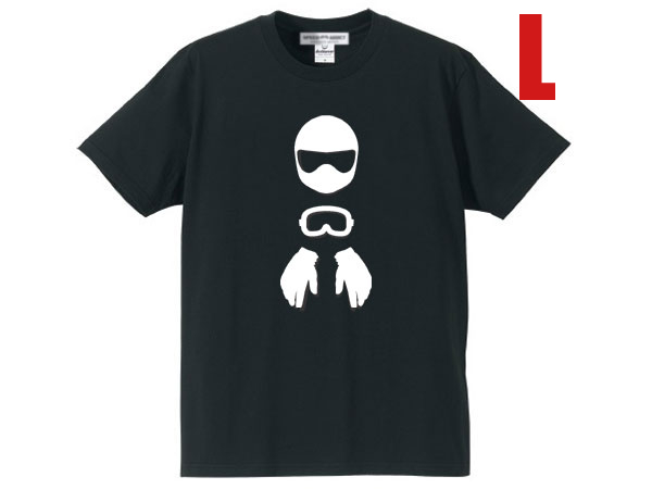 VMX シルエット T-shirt BLACK L/tシャツレーサーレーシングブルタコモタードトリッカーセロー250wr250rdt125rwr250xklx125dトラッカー125