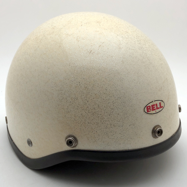送料無料 BELL SHORTY WHITE METALFLAKE 59cm/ベルショーティー白ビンテージヘルメットtoptextrialsmchalhighwaymanbucoブコガーディアン