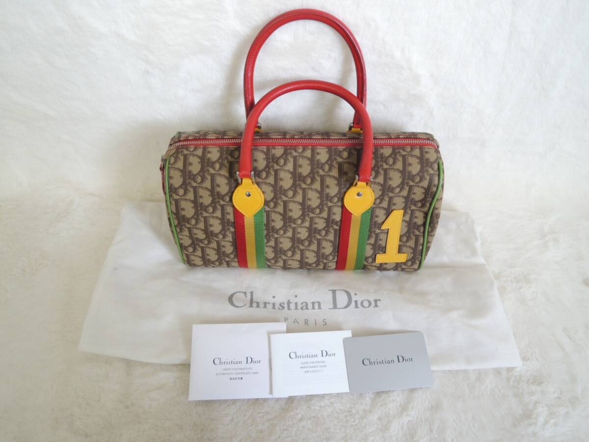△Christian Dior クリスチャンディオール Dior ミニボストン △Christian Dior クリスチャンディオール Dior ミニボストン