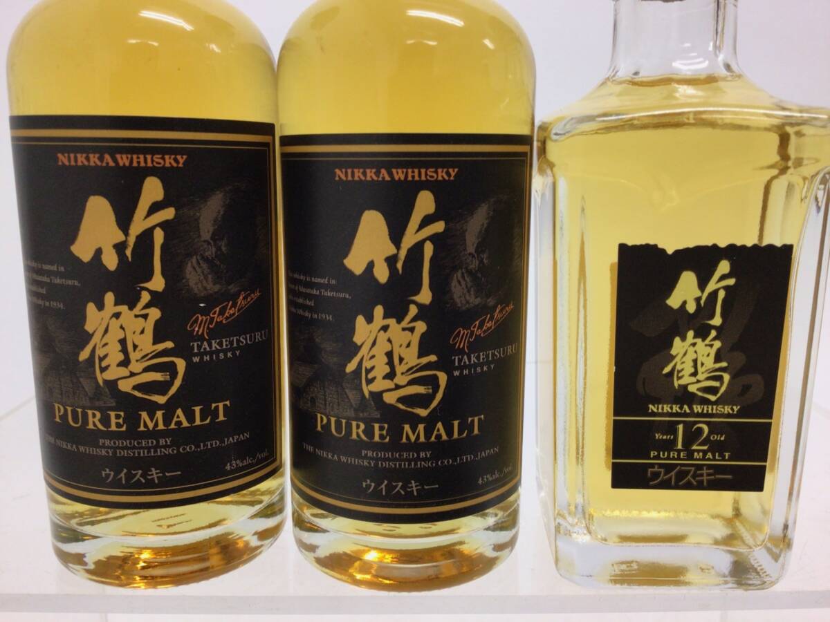 ウイスキー whisky ニッカ 竹鶴 /12年 ピュアモルト ミニボトル3 ウイスキー whisky ニッカ 竹鶴 /12年 ピュアモルト ミニボトル3