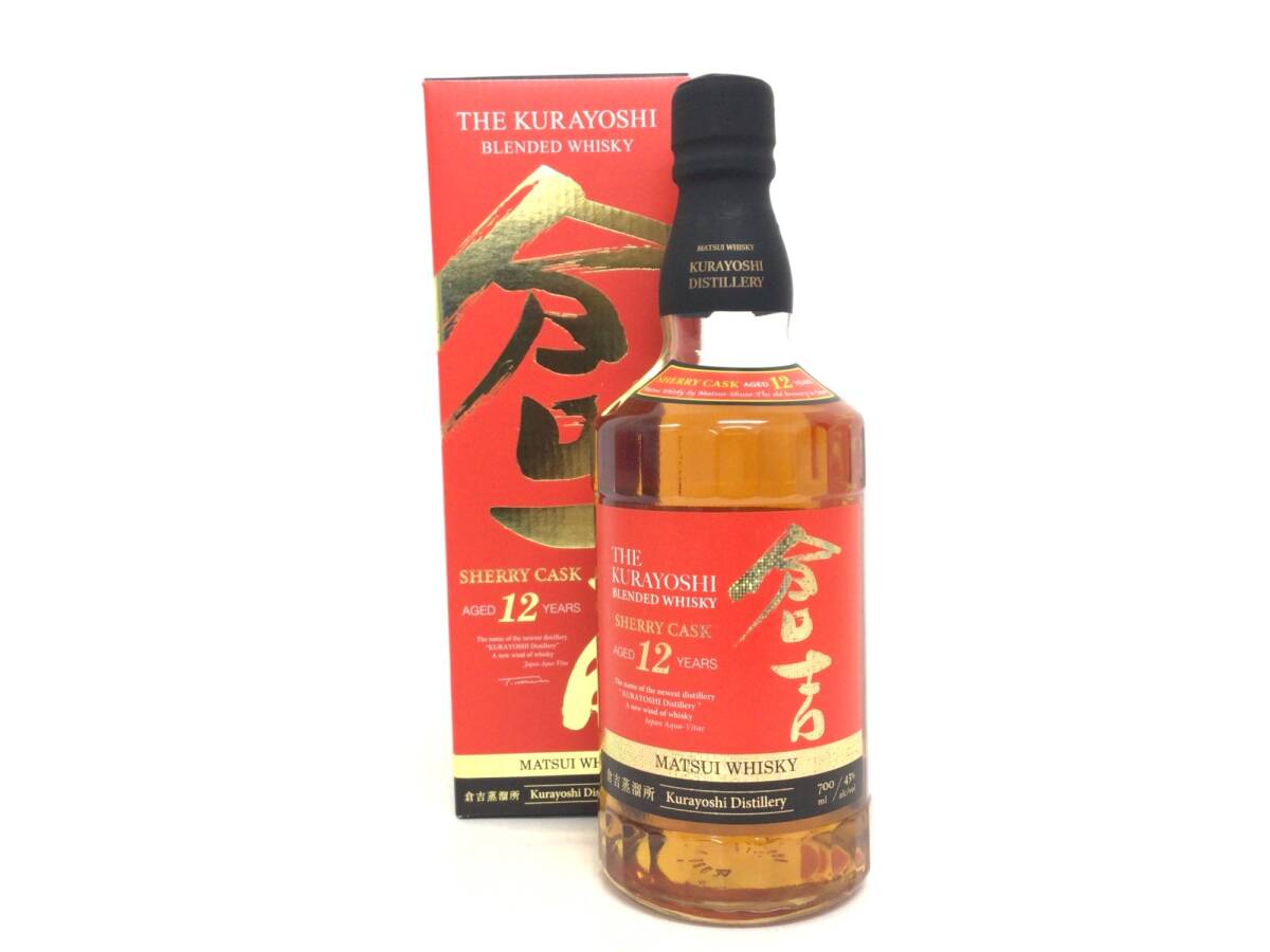 ウイスキー whisky 倉吉 12年 シェリーカスク 700ml 43% 重量 ウイスキー whisky 倉吉 12年 シェリーカスク 700ml 43% 重量