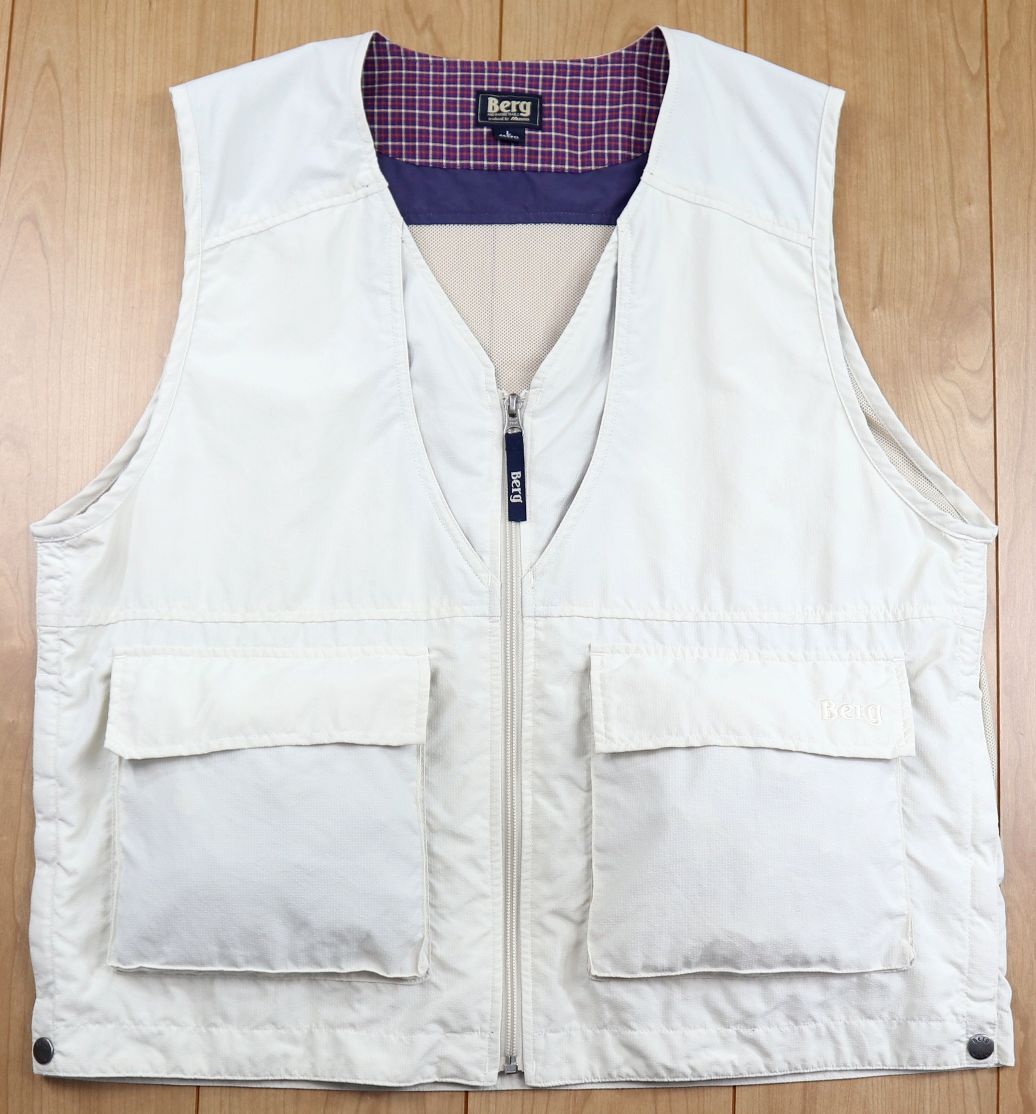 美品★MIZUNO Berg ミズノ ベルグ 春夏 アウトドアベスト/Lサイズ_画像1