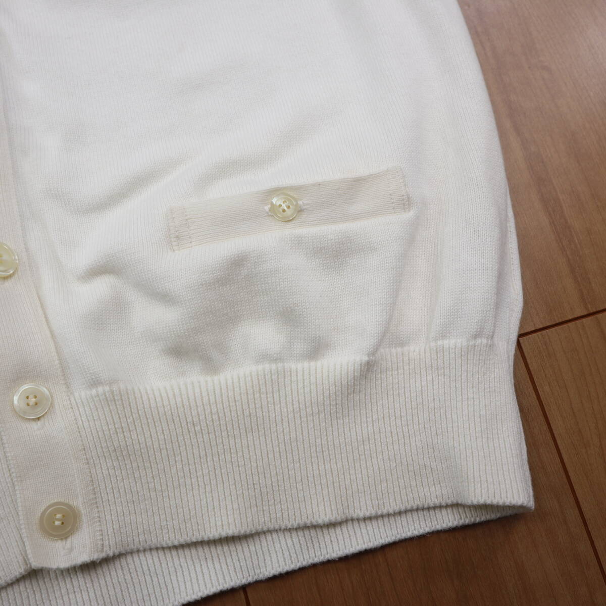 美品★正規★PEARLY GATES パーリーゲイツ　コットンニットベスト/Mサイズ_画像7