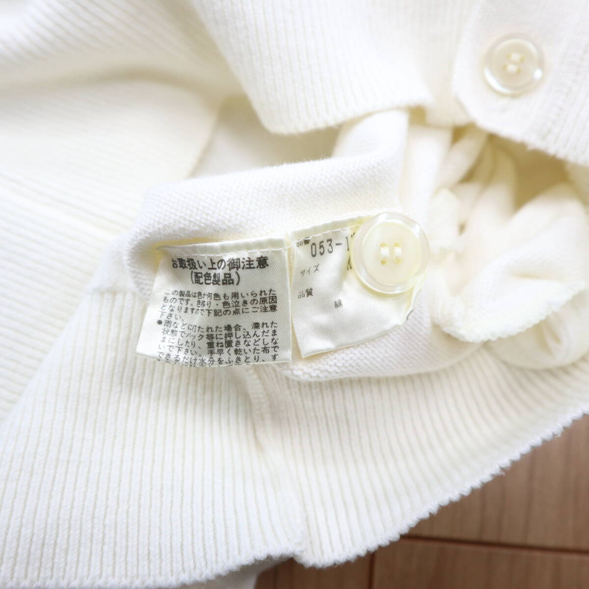 美品★正規★PEARLY GATES パーリーゲイツ　コットンニットベスト/Mサイズ_画像9