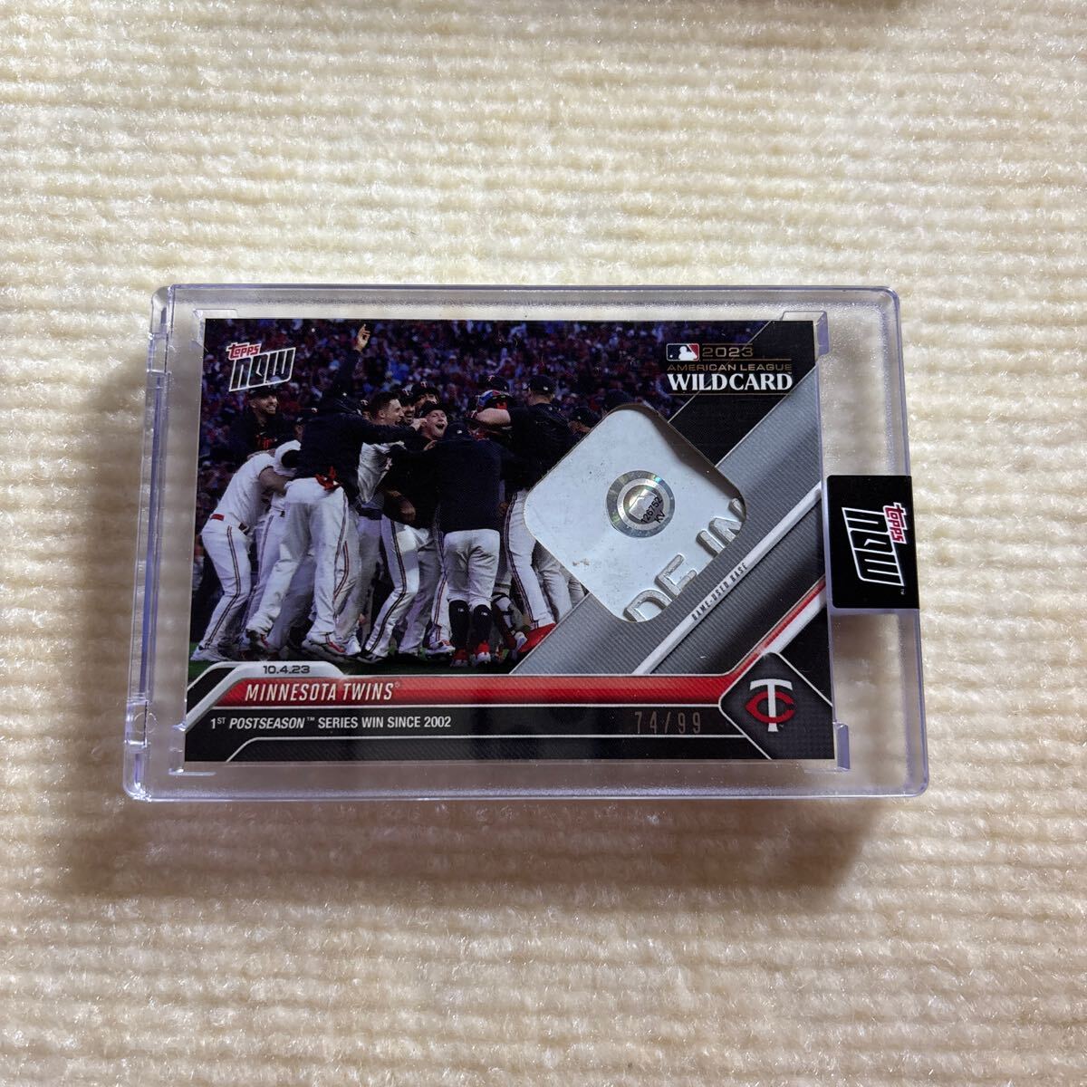 R50 Topps Now 2023 Minnesota Twins ツインズ ベースレリック R50 Topps Now 2023 Minnesota Twins ツインズ ベースレリック