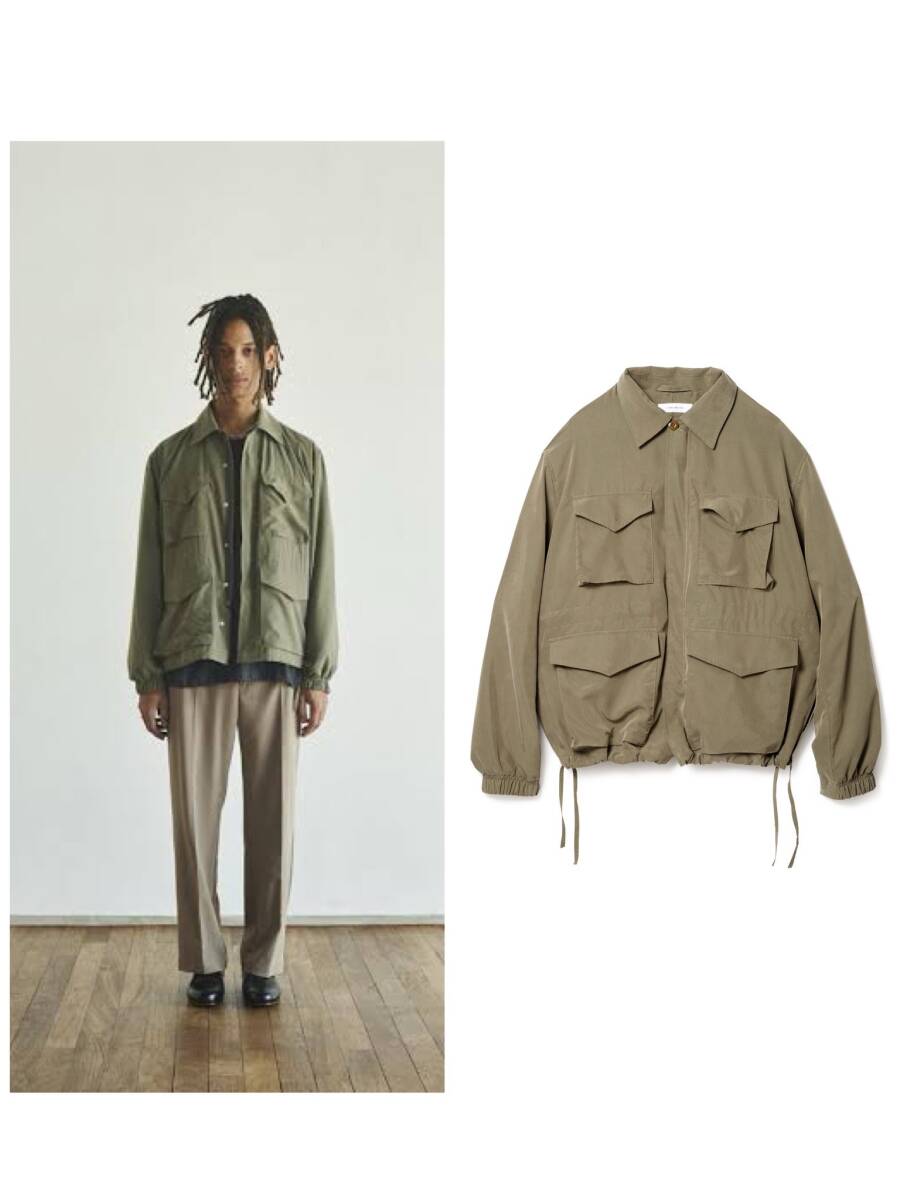 試着程度 24SS SANDINISTA Rayon M-65 Field Jacket 2024SS 23AW