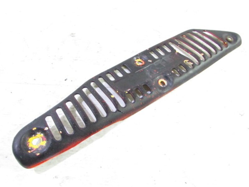 ZEXT TY125 539 редкий!! оригинальный правый боковая крышка muffler термозащита осмотр * TY175 TY250 Scottish TY250Z TY250J TY250R TY80 150U16