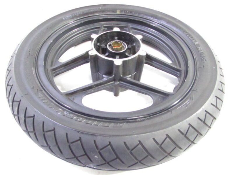 ZEXT GPZ1000RX ZXT00A 希少!! 溝有タイヤ付 純正 フロントホイール 曲りなし 検※ ZX-10 GPZ900R GPZ750R ZZR1100 ZXT10B GPZ1100 146Z05