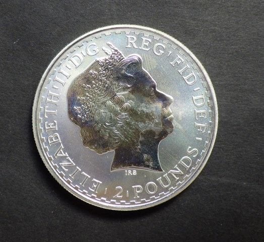 イギリス ブリタニア 2ポンド銀貨(1オンス）(ヨーロッパ)｜売買