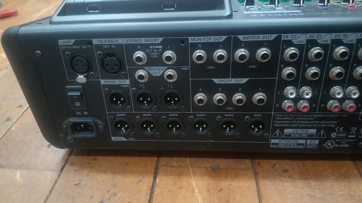 A123 YAMAHA MGP24X MIXING CONSOLE смешивание консоль аналоговый микшер Yamaha / миксер / звук оборудование рабочий товар текущее состояние товар JUNK