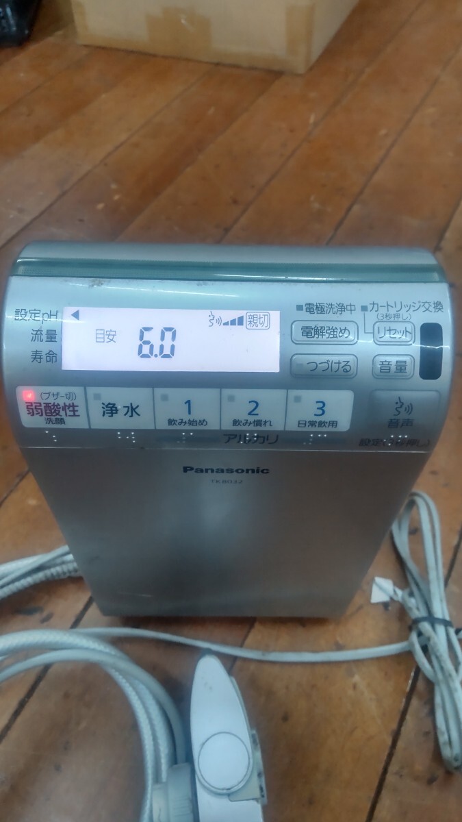 A185 Panasonic TK8032 водоочиститель-ионизатор Panasonic электризация OK прочее подробности работоспособность не проверялась текущее состояние товар JUNK