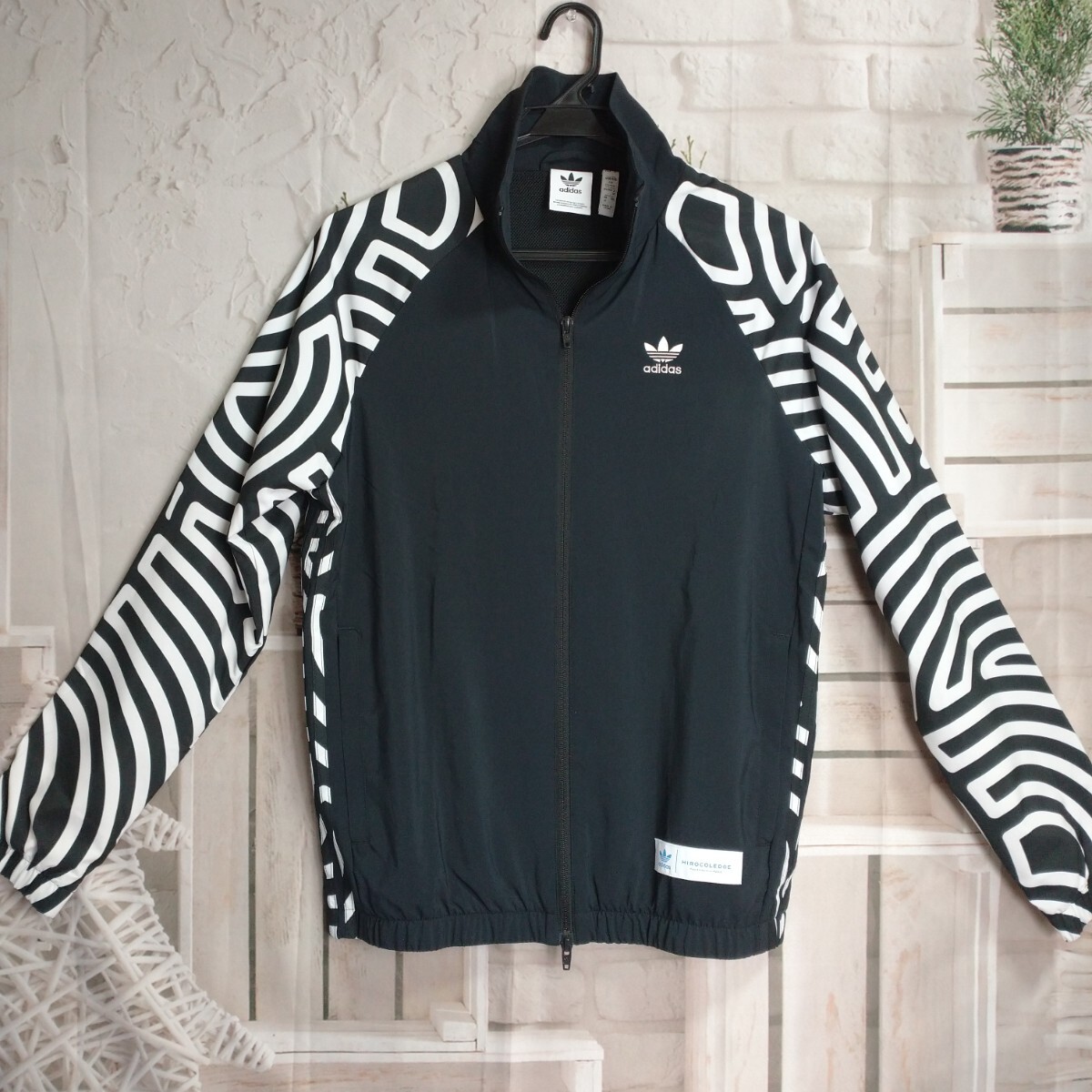 美品◇adidas アディダス/ヒロコタカハシ メンズ　スタンドカラー　トラックジャケット サイズM