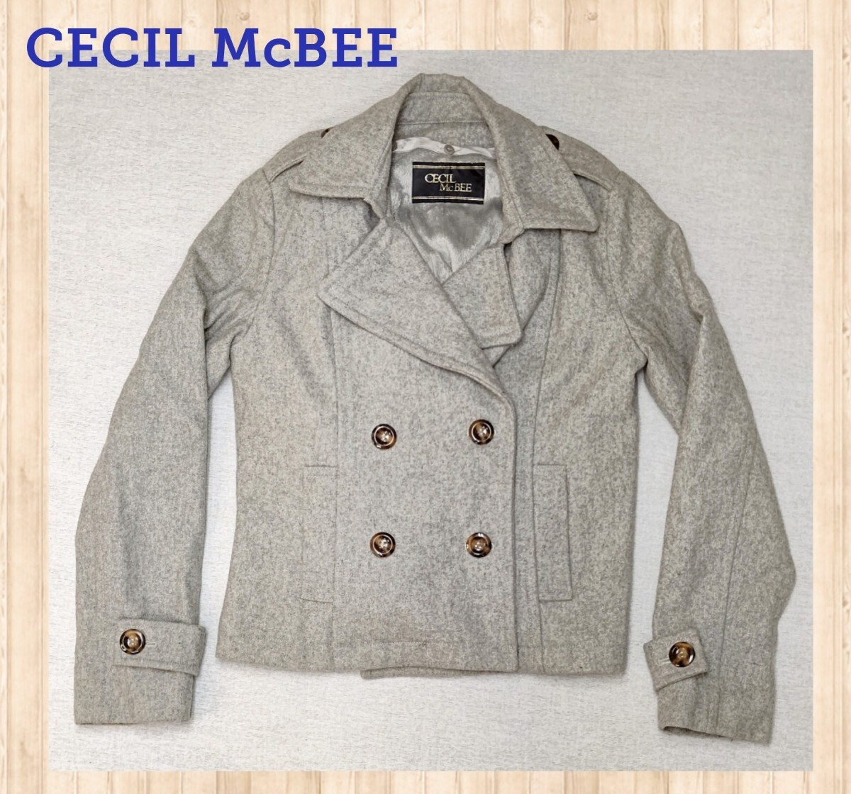 ピーコート★CECIL McBEE★コート★レディースジャケット★セシルマクビー★かわいい★レディースコート★春物★春服★美品★送料無料