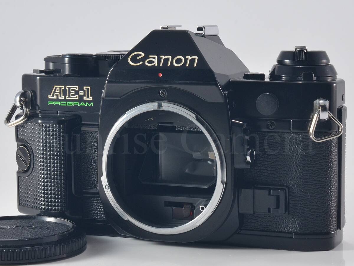 [良品] Canon (キヤノン) AE-1 PROGRAM ブラックボディ [保証] (54406)