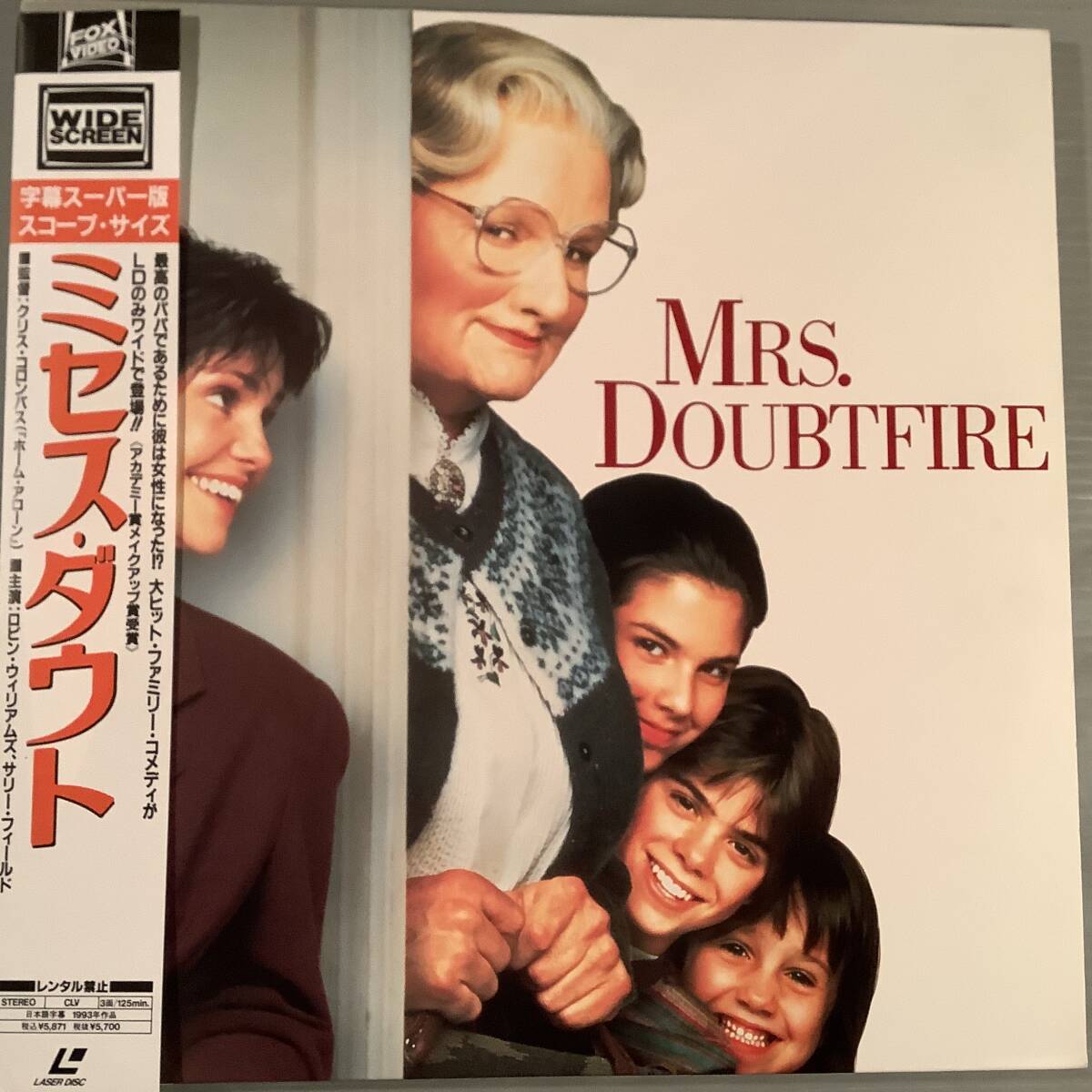 LD( Laser ) #[ Mrs. *dauto]..: Robin * Williams * субтитры super версия * scope размер # с лентой прекрасный товар!